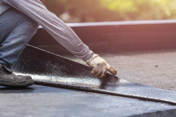 Professional Basement Waterproofing technician working in Plainfield, IL